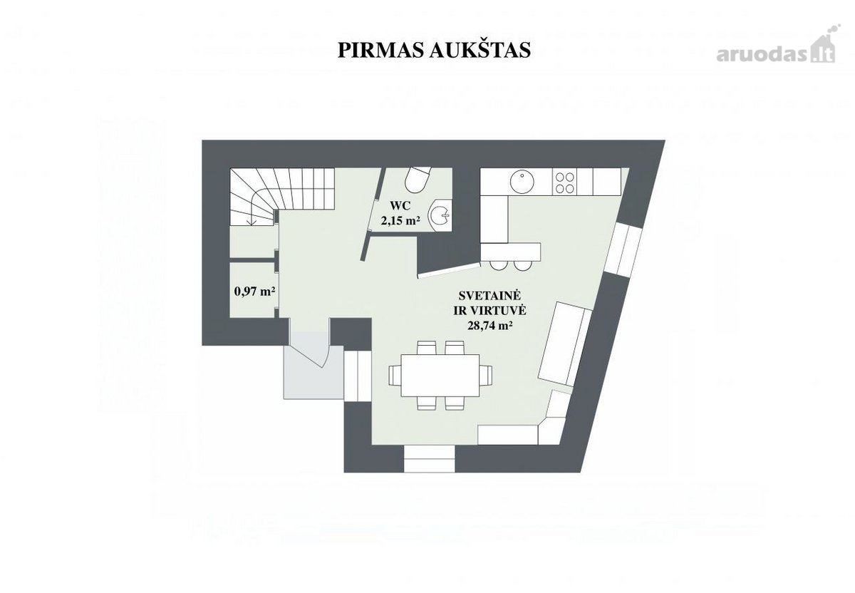Parduodamas išskirtinis, ypač erdvus butas - nuotraukos Nr. 11