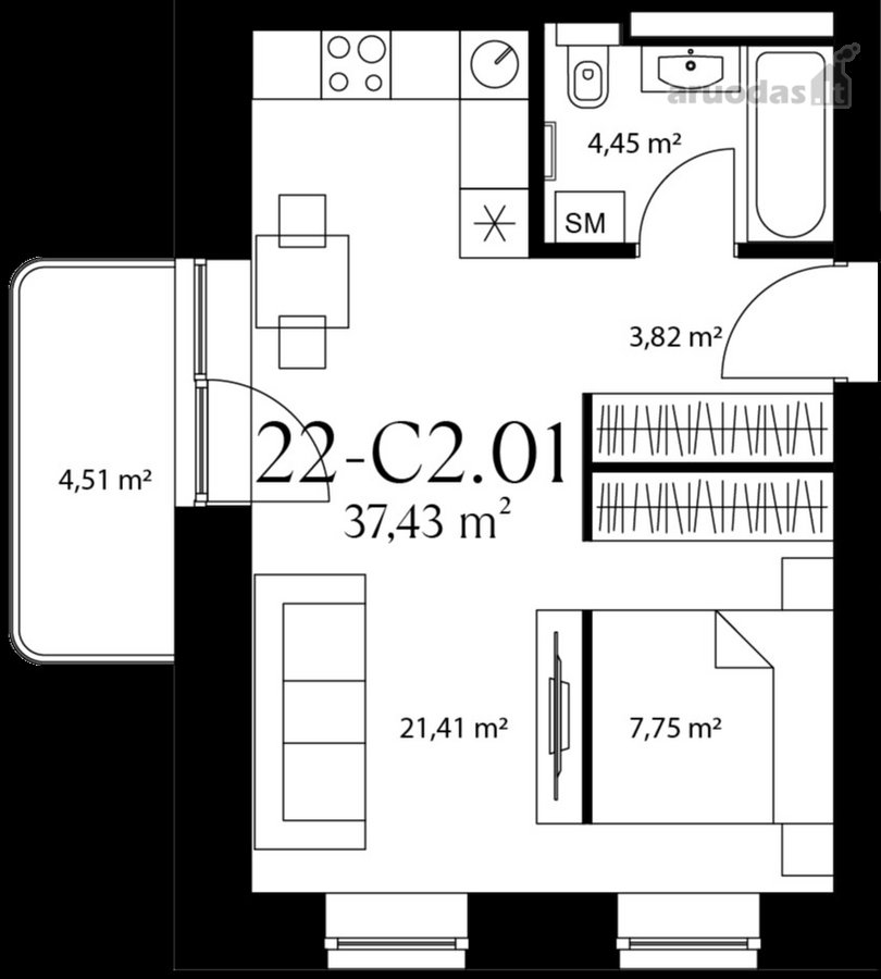 „Trinyčių rezidencija“ - modernus 5 ha - nuotraukos Nr. 18