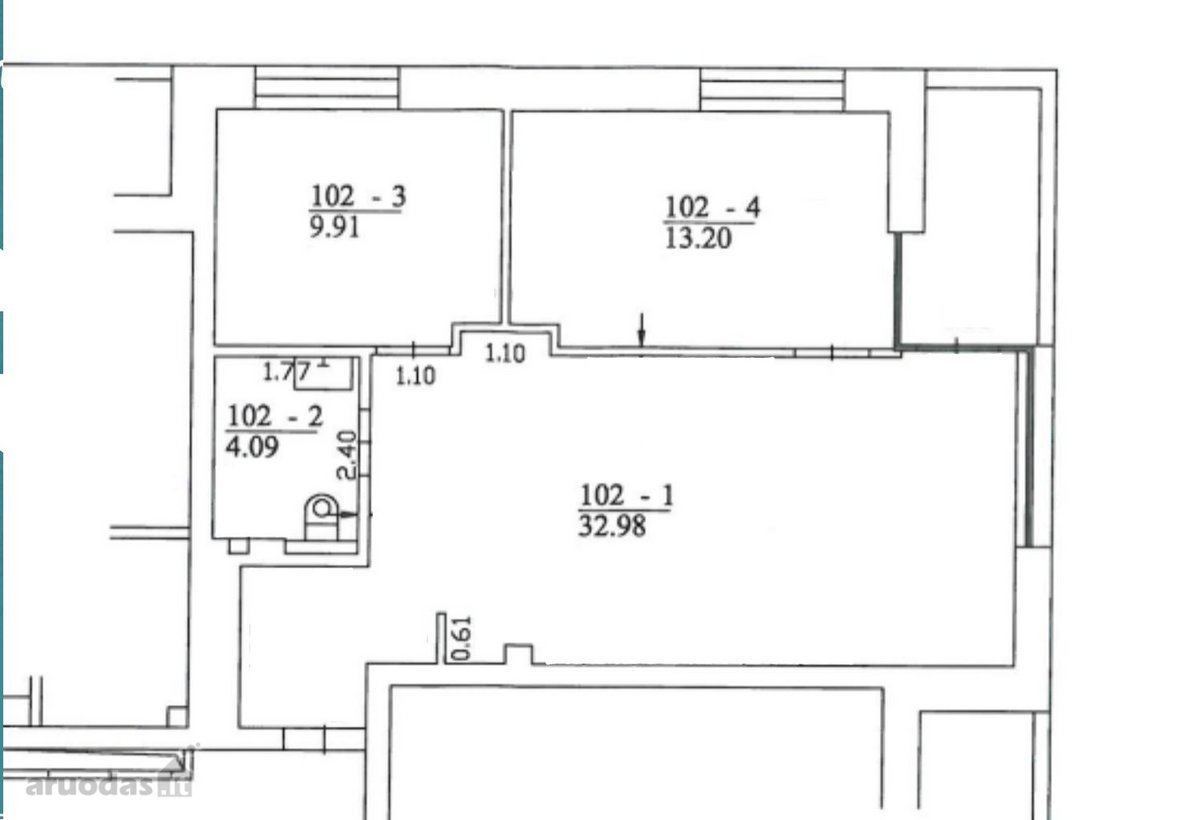 Išnuomojamas modernus ir šviesus 3 kambarių, - nuotraukos Nr. 20