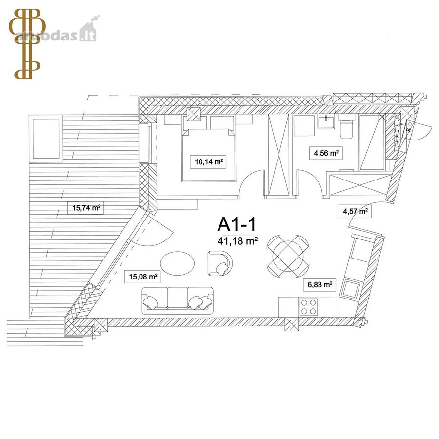 Norai Vanagupėje – prabangus apartamentų - nuotraukos Nr. 6
