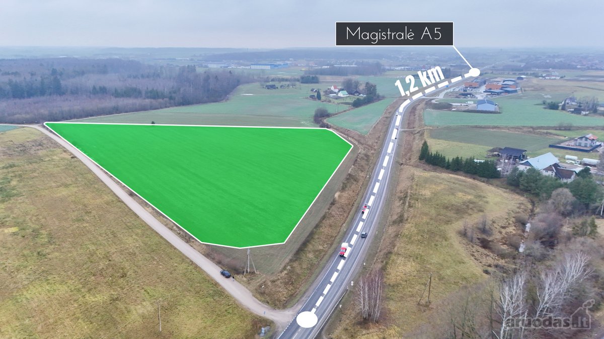 Parduodamas 4,0898 ha Komercinės Paskirties - nuotraukos Nr. 3