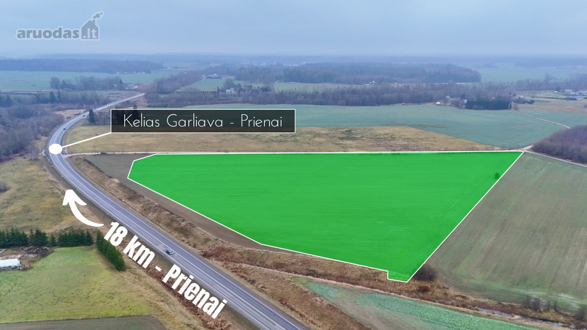 Parduodamas 4,0898 ha Komercinės Paskirties