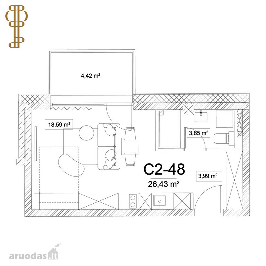 Norai Vanagupėje – prabangus apartamentų - nuotraukos Nr. 4