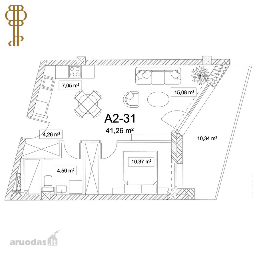 Norai Vanagupėje – prabangus apartamentų - nuotraukos Nr. 3