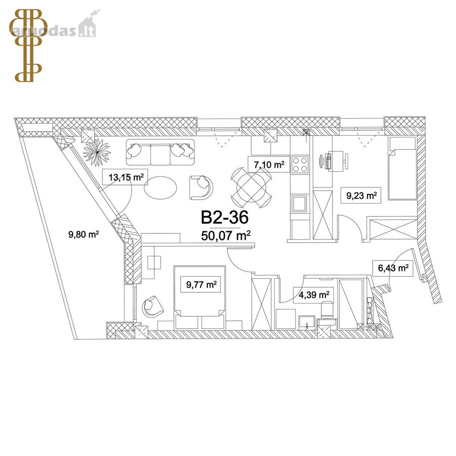 Norai Vanagupėje – prabangus apartamentų - nuotraukos Nr. 3