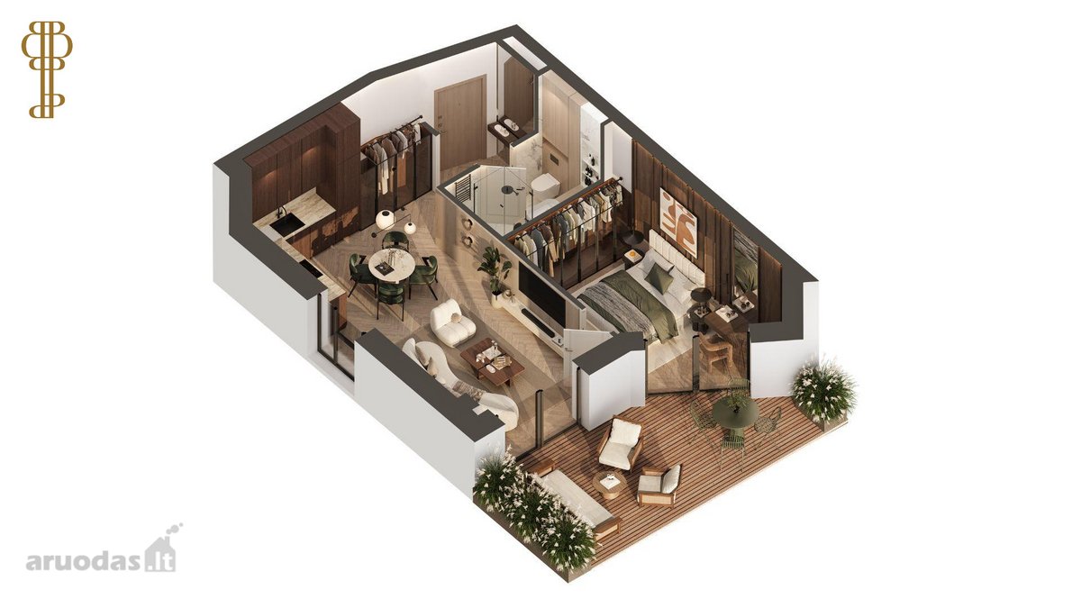 Norai Vanagupėje – prabangus apartamentų - nuotraukos Nr. 17