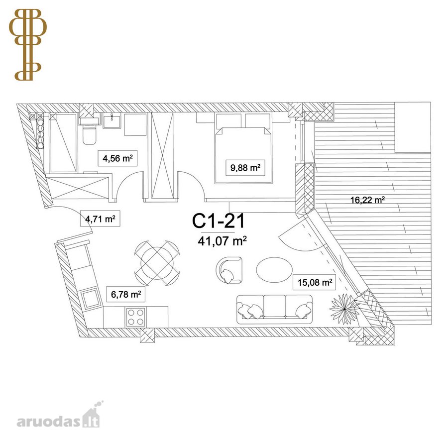 Norai Vanagupėje – prabangus apartamentų - nuotraukos Nr. 16