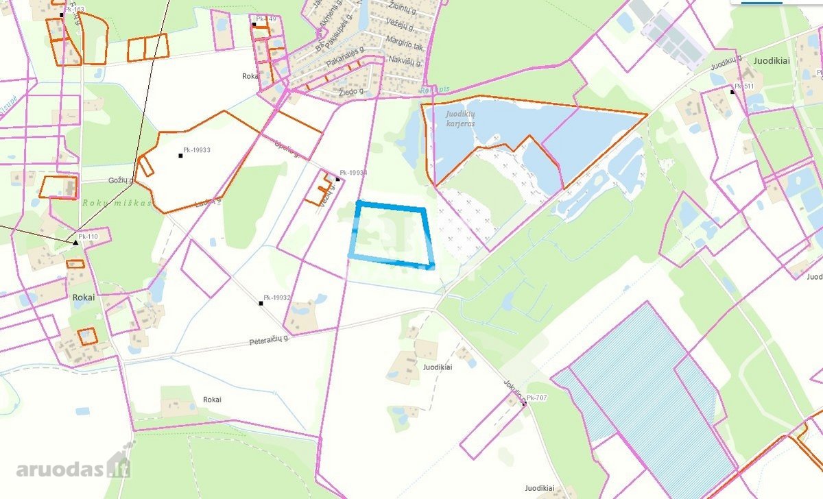 Parduodamas 575,39 arų žemės sklypas Juodikių - nuotraukos Nr. 2