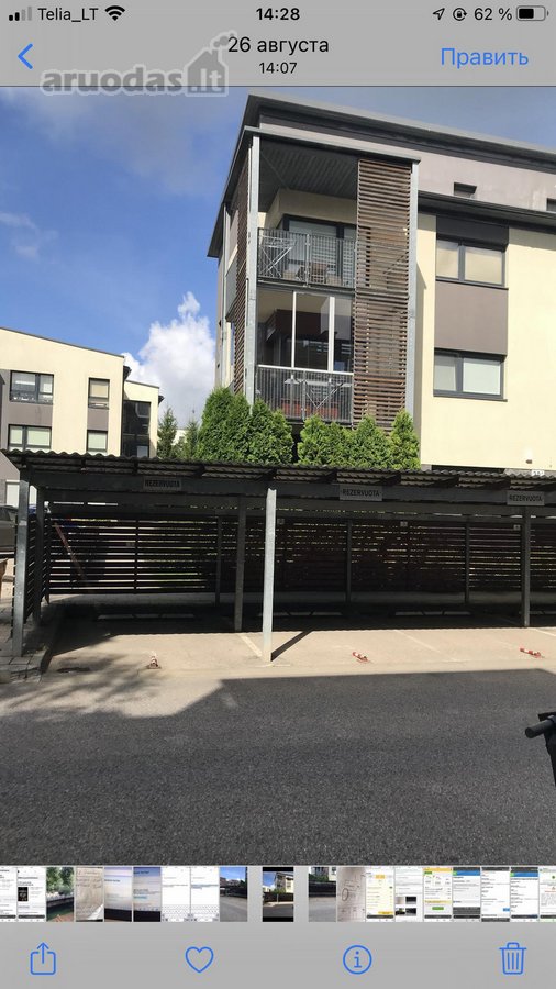 Šalia Santariskiu g. 39b. isnuomoju parkingo