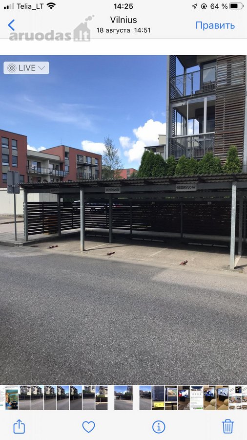 Šalia Santariskiu g. 39b. isnuomoju parkingo - nuotraukos Nr. 3