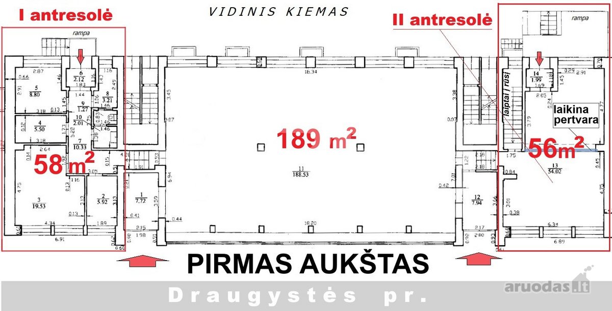 Parduodamos 442 kv.m bendro ploto komercinės - nuotraukos Nr. 12