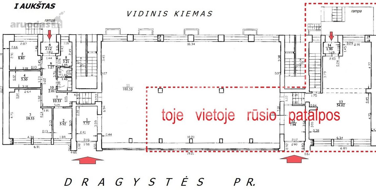 Parduodamos 442 kv.m bendro ploto komercinės - nuotraukos Nr. 13