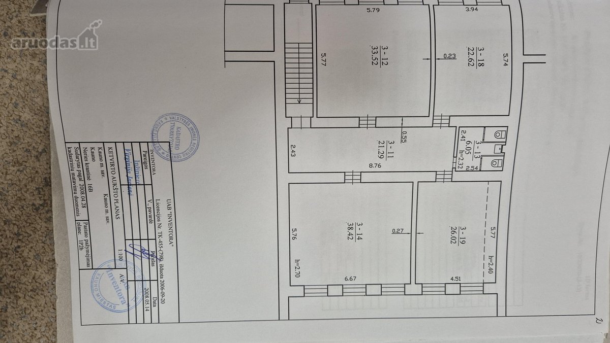 Parduodamos Tvarkingos 300 m2 Biuro Patalpos - nuotraukos Nr. 7