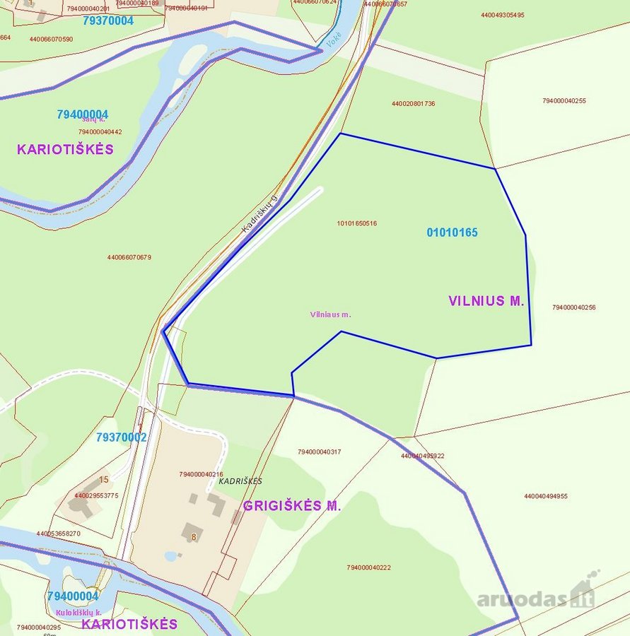 Parduodamas Miškų ūkio paskirties,