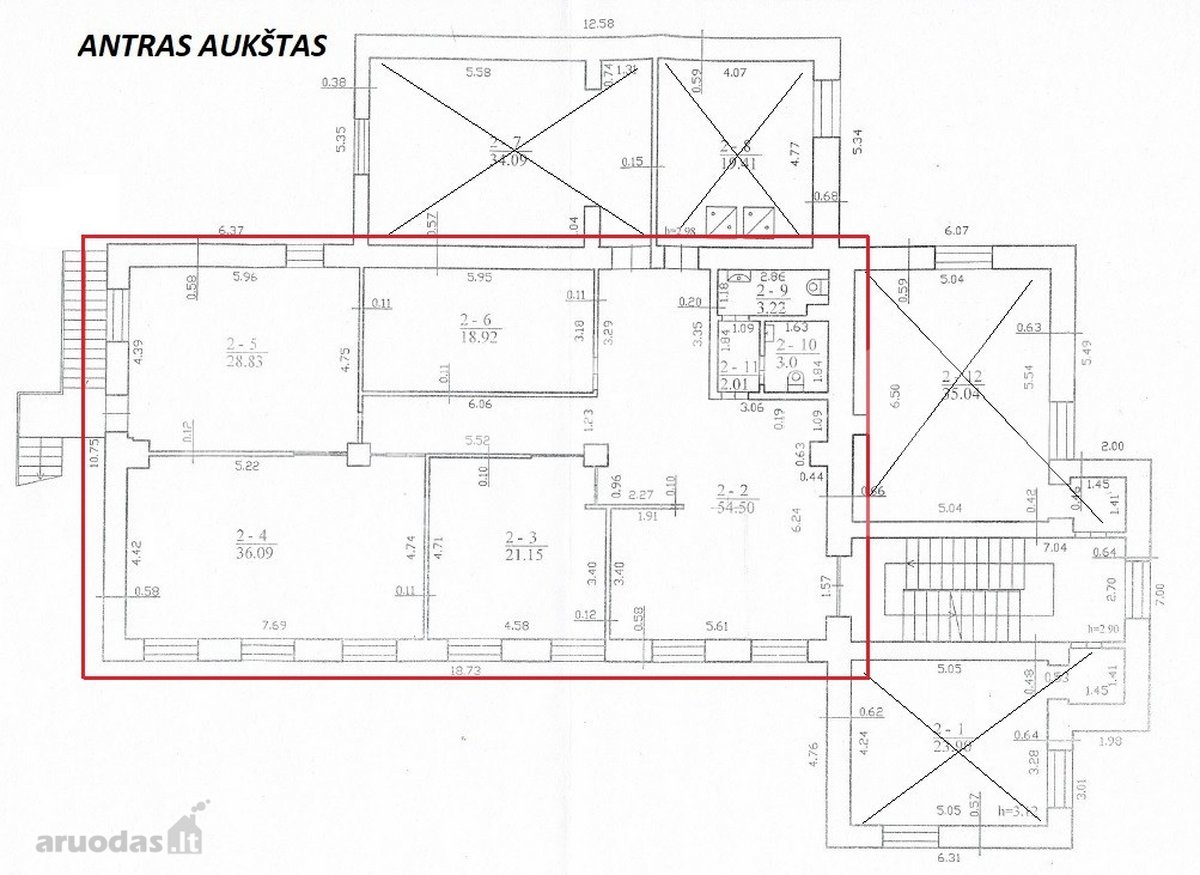 Nuomojamos 167,72 kv.m bendro ploto įrengtos - nuotraukos Nr. 24