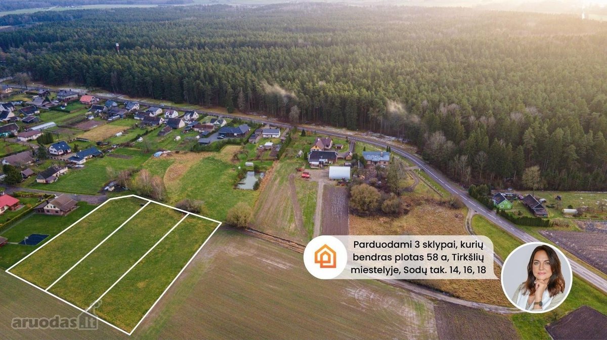 Parduodami namų valdos sklypai Mažeikių