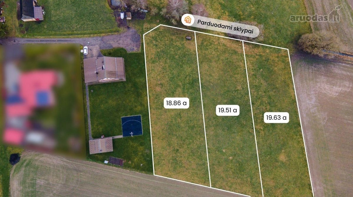 Parduodami namų valdos sklypai Mažeikių - nuotraukos Nr. 3