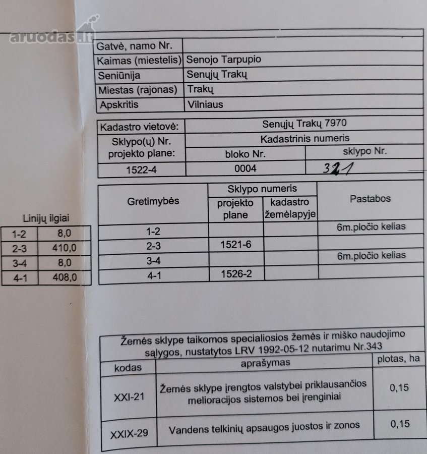 Parduodami du žemės ūkio paskirties sklypai, - nuotraukos Nr. 2