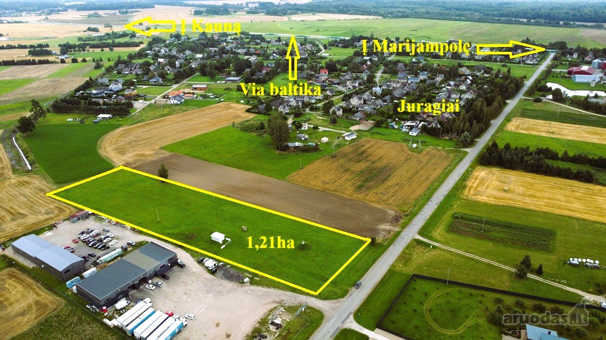 Juragiuose, visai šalia A5 kelio Kaunas -