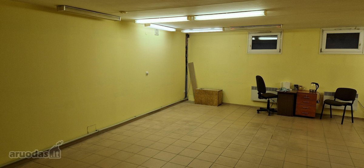 Nuomojamos 60 m2 rūsio patalpos, atskiras - nuotraukos Nr. 3