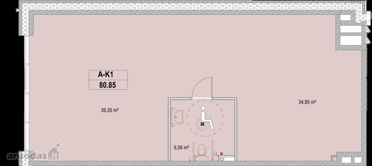 Parduodamos komercinės patalpos projekte - nuotraukos Nr. 7