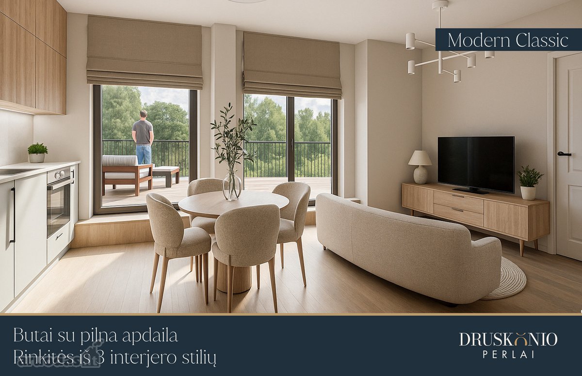 Nauji Butai Druskininkų Centre Su Pilna Apdaila - nuotraukos Nr. 15