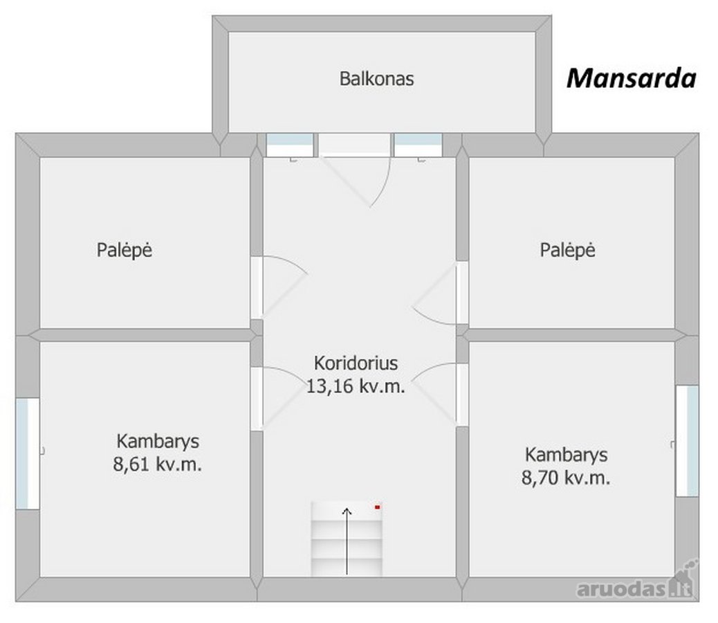 Naujosios Akmenės mieste parduodamas rąstų- - nuotraukos Nr. 5