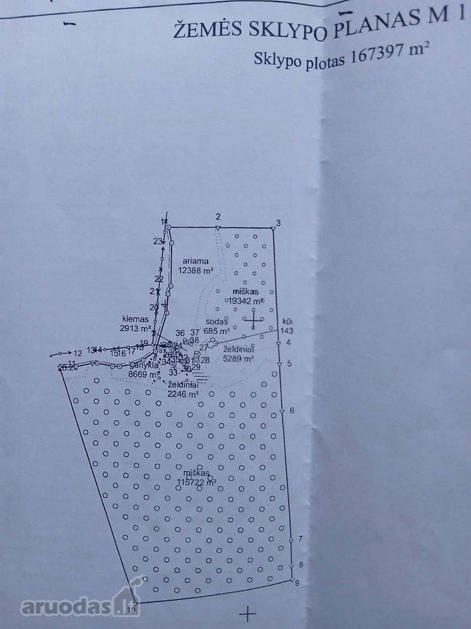 Parduodama sodyba miškų apsuptyje su 16,7397 - nuotraukos Nr. 32