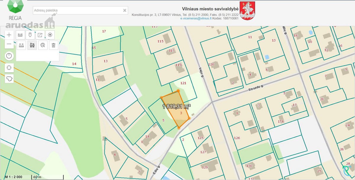 Parduodamas Žemės Sklypas – 18,18 a, Vilnius