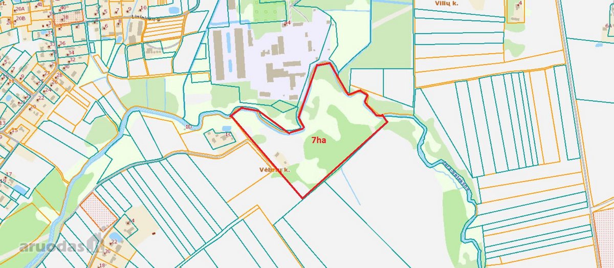 Parduodu žemės sklypą 7.20ha Rokiškio r.