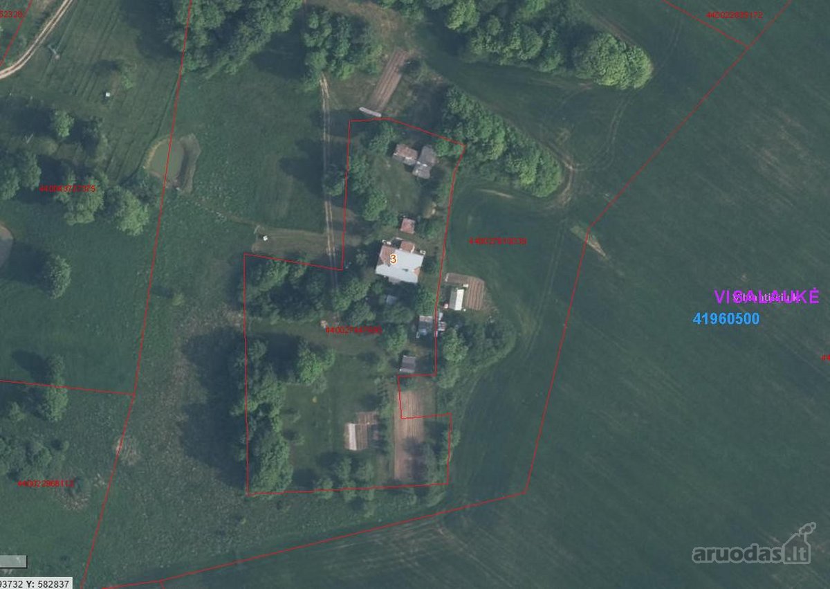 Parduodamas 3,00 ha (300 a) žemės ūkio