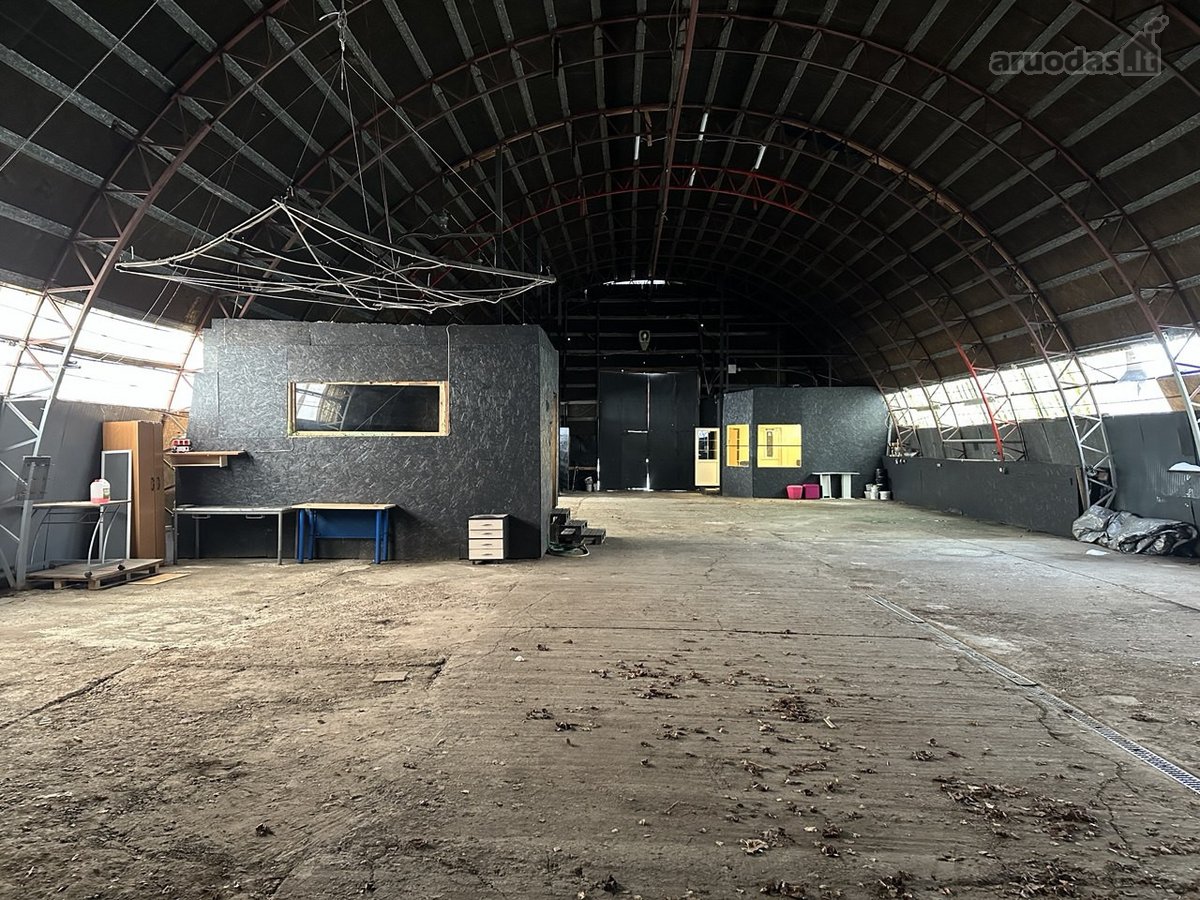 Nuomojamas angaras 451 m² – puikioje vietoje - nuotraukos Nr. 7
