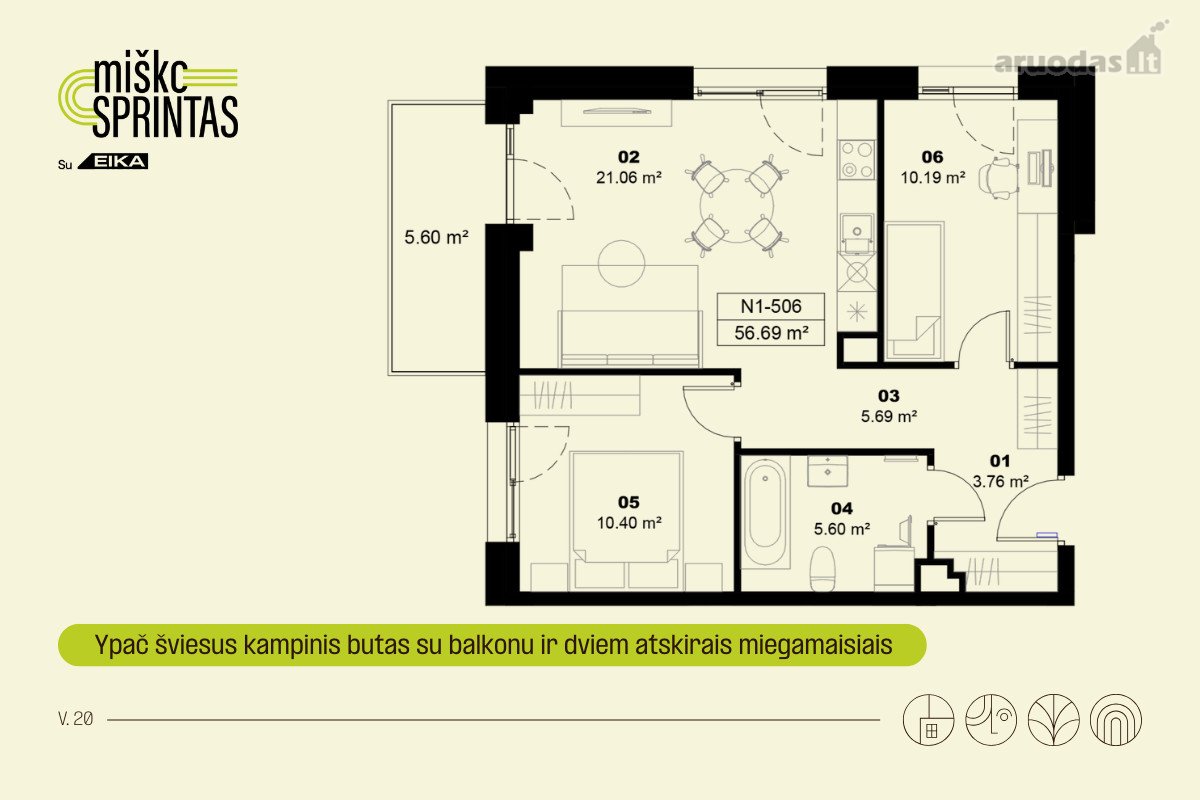 Projektas „Miško sprintas“ – tai namai, - nuotraukos Nr. 2