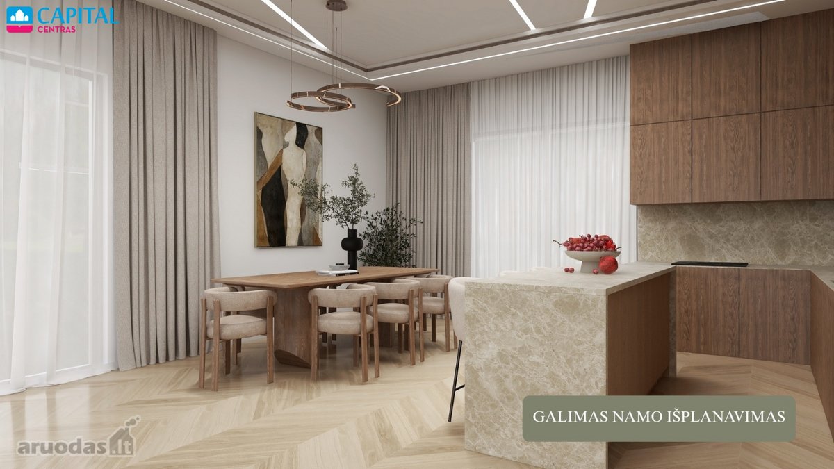 Parduodamas Modernus Namas Gamtos Ramybės