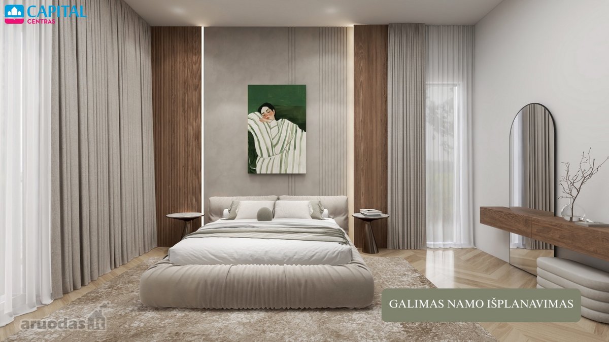 Parduodamas Modernus Namas Gamtos Ramybės - nuotraukos Nr. 50