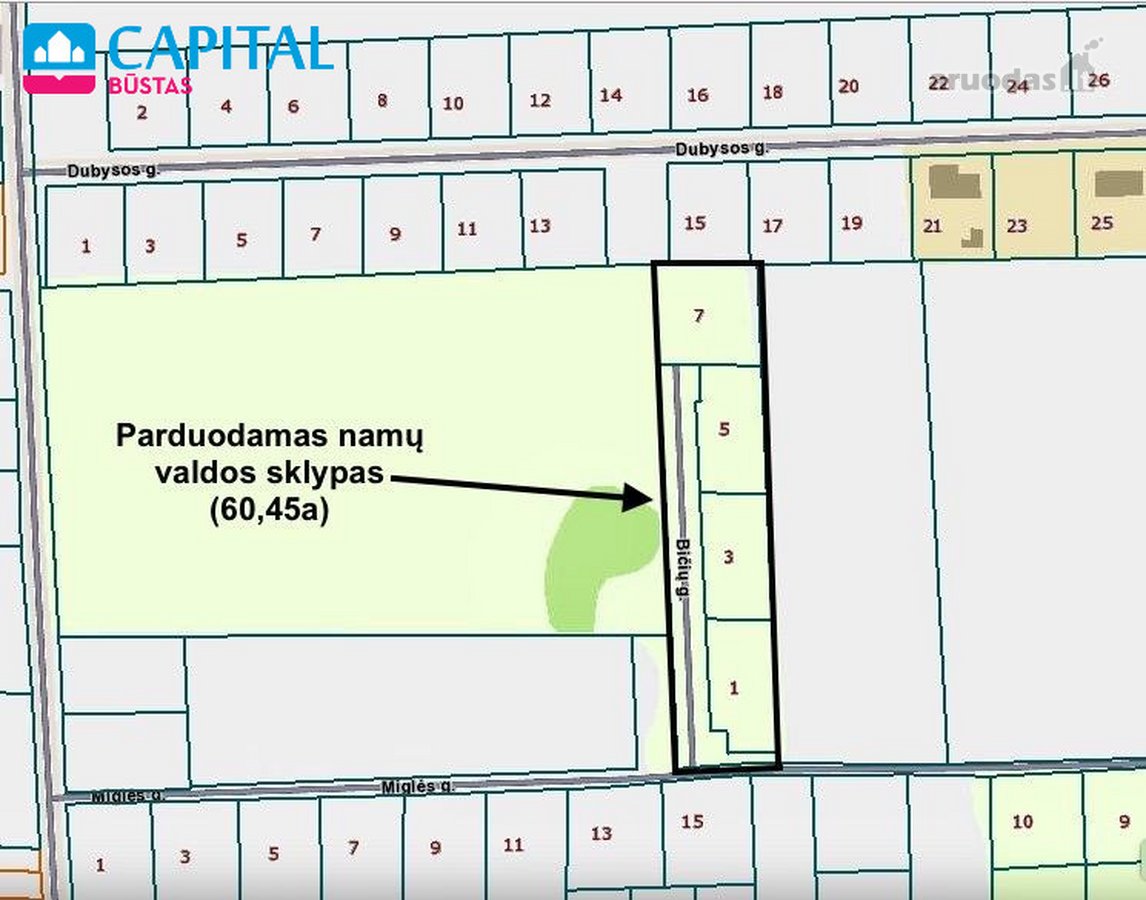 Parduodamas Žemės Sklypų Kompleksas Namų - nuotraukos Nr. 4