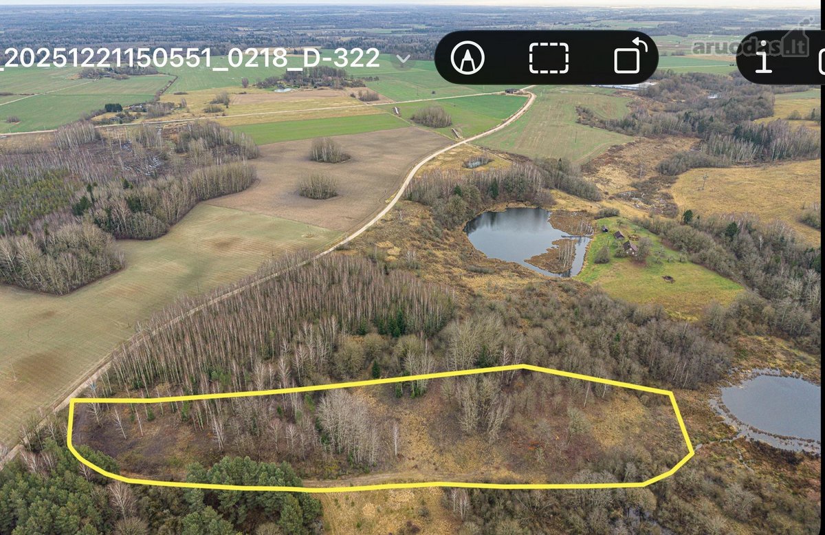 Parduodamas 1,5 ha sklypas su priėjimu prie - nuotraukos Nr. 8
