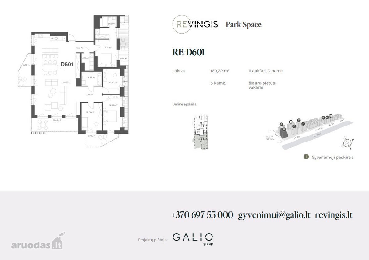 Revingis Premium – išskirtiniai butai Vingio - nuotraukos Nr. 2