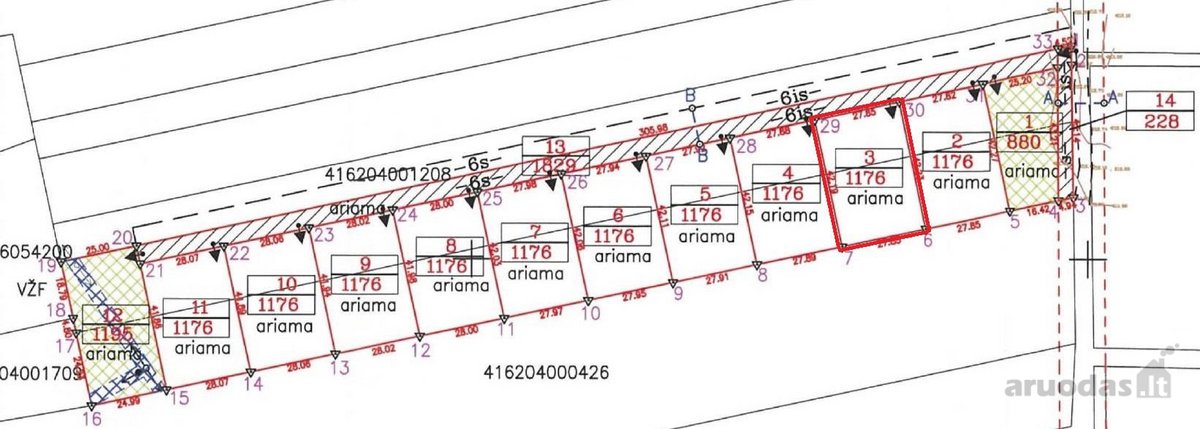 Parduodamas taisyklingos formos sklypas gerai - nuotraukos Nr. 2