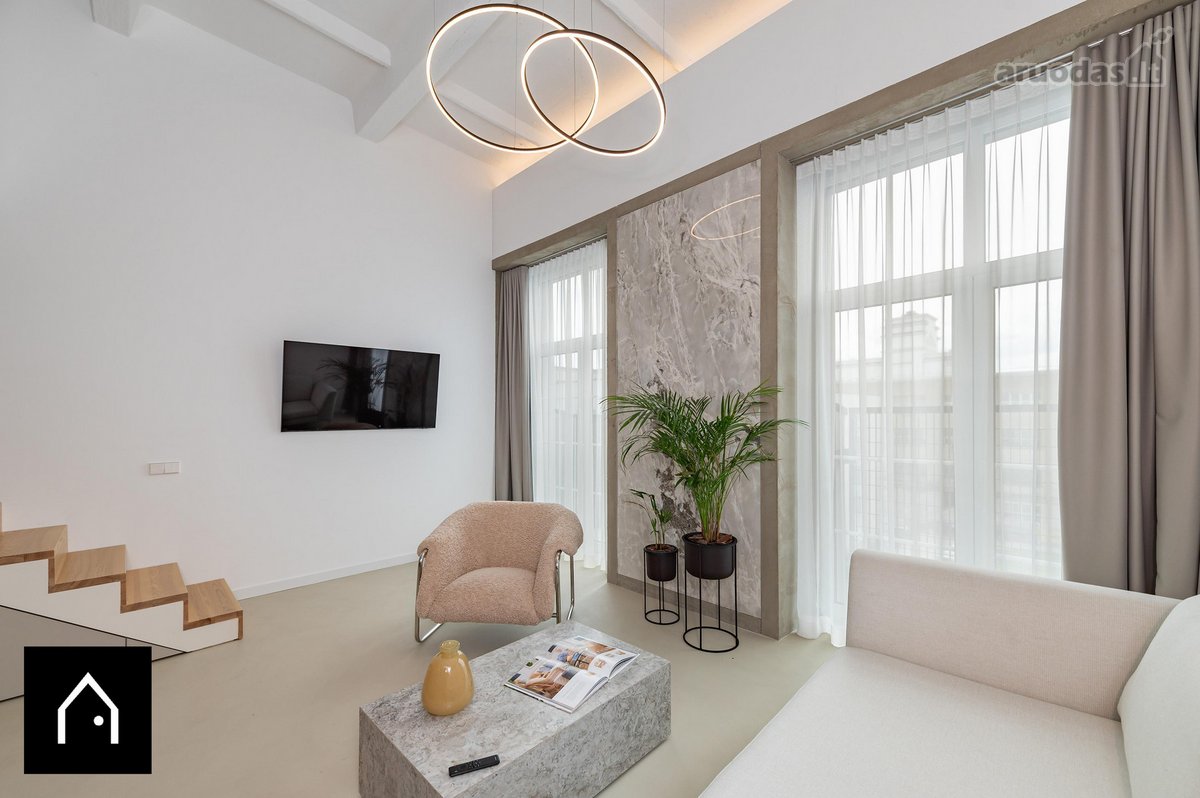 Radio City Loft – modernus loftas su balkonu, - nuotraukos Nr. 8