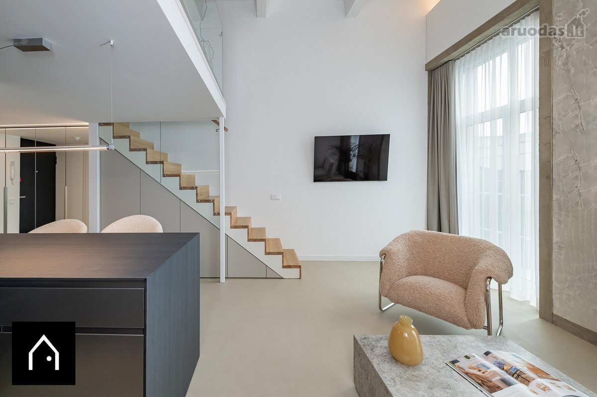 Radio City Loft – modernus loftas su balkonu, - nuotraukos Nr. 9