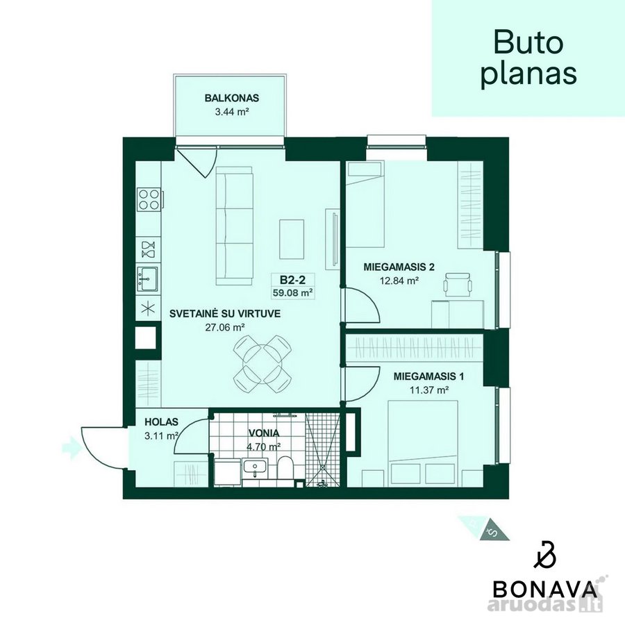 Šiam butui pritaikyta -5000€ nuolaida! Ir dar