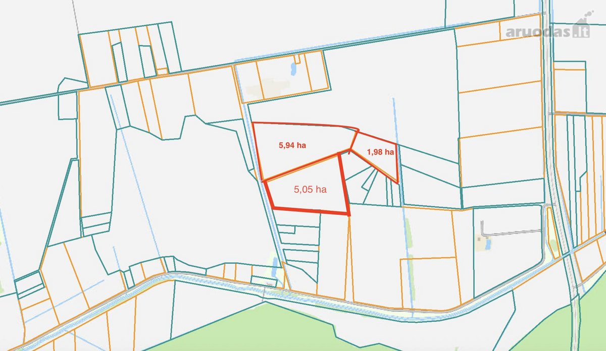 Parduodami trys sklypai Trakų r., Paluknio