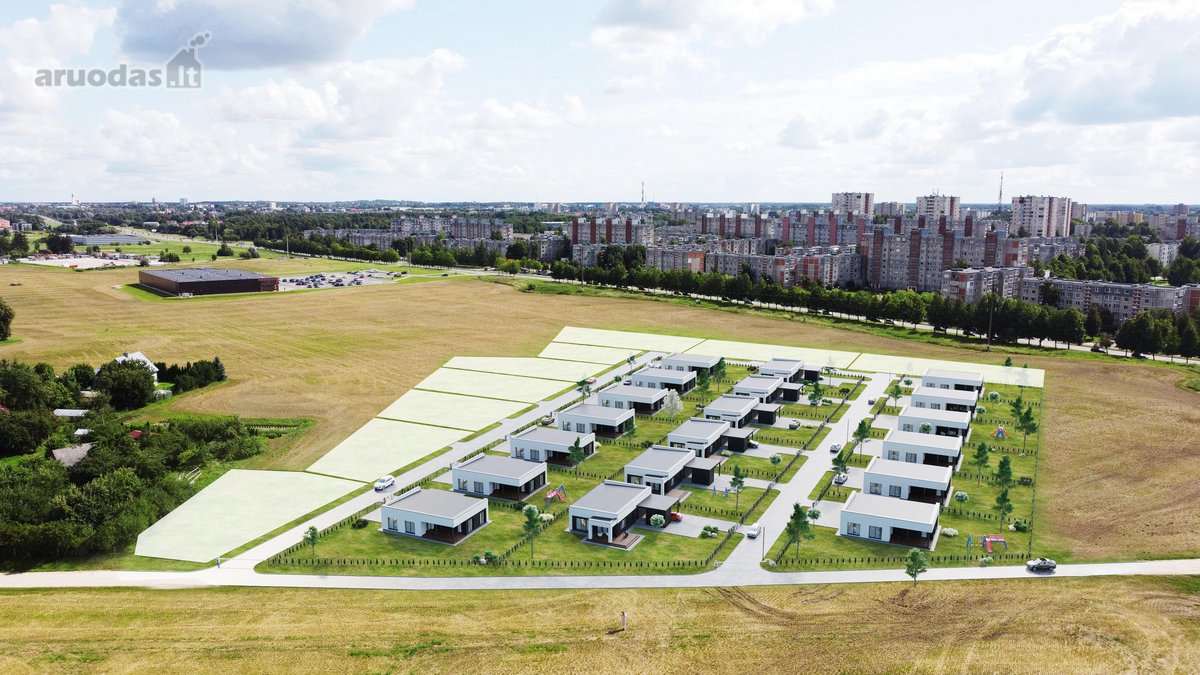 Tai naujai vystomas modernių namų kvartalas "