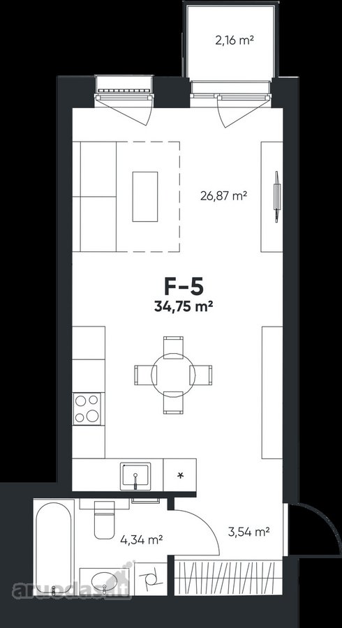 Naujas Butų Projektas Naujamiestyje „Algirdo - nuotraukos Nr. 16