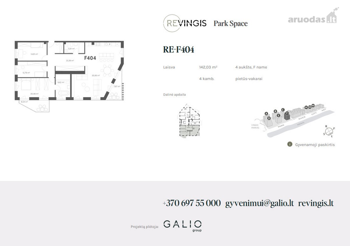 Revingis Premium – išskirtiniai butai Vingio - nuotraukos Nr. 2