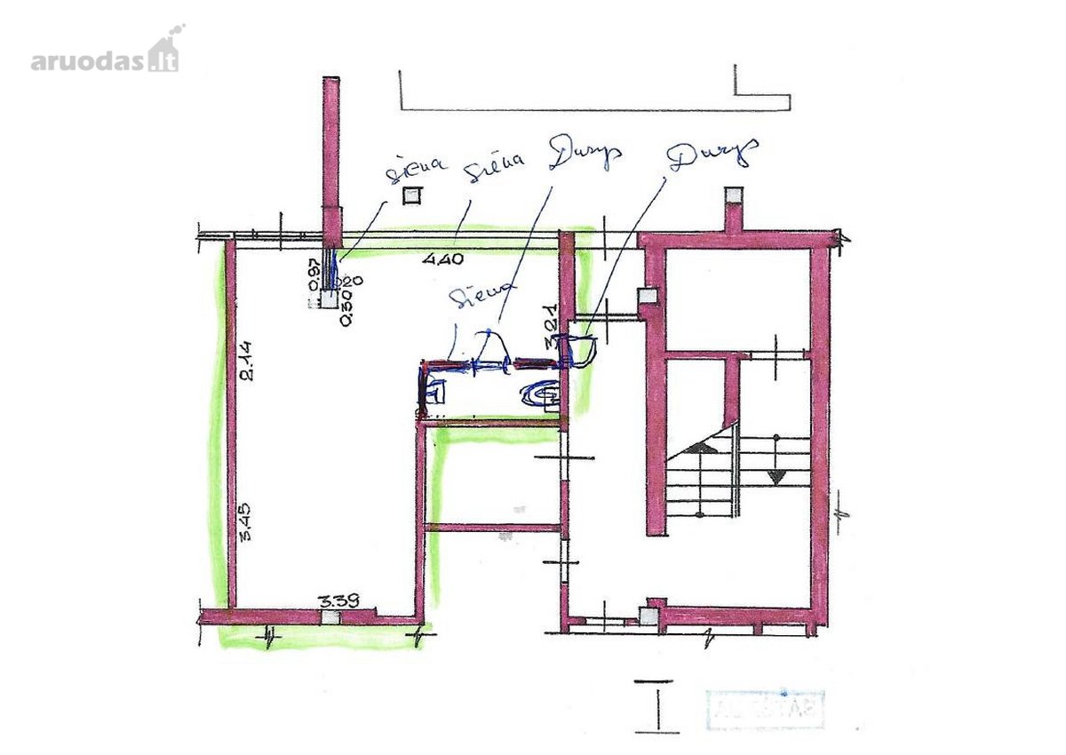 Parduodamos 31,43 M2 Patalpos Judrioje Ir - nuotraukos Nr. 7