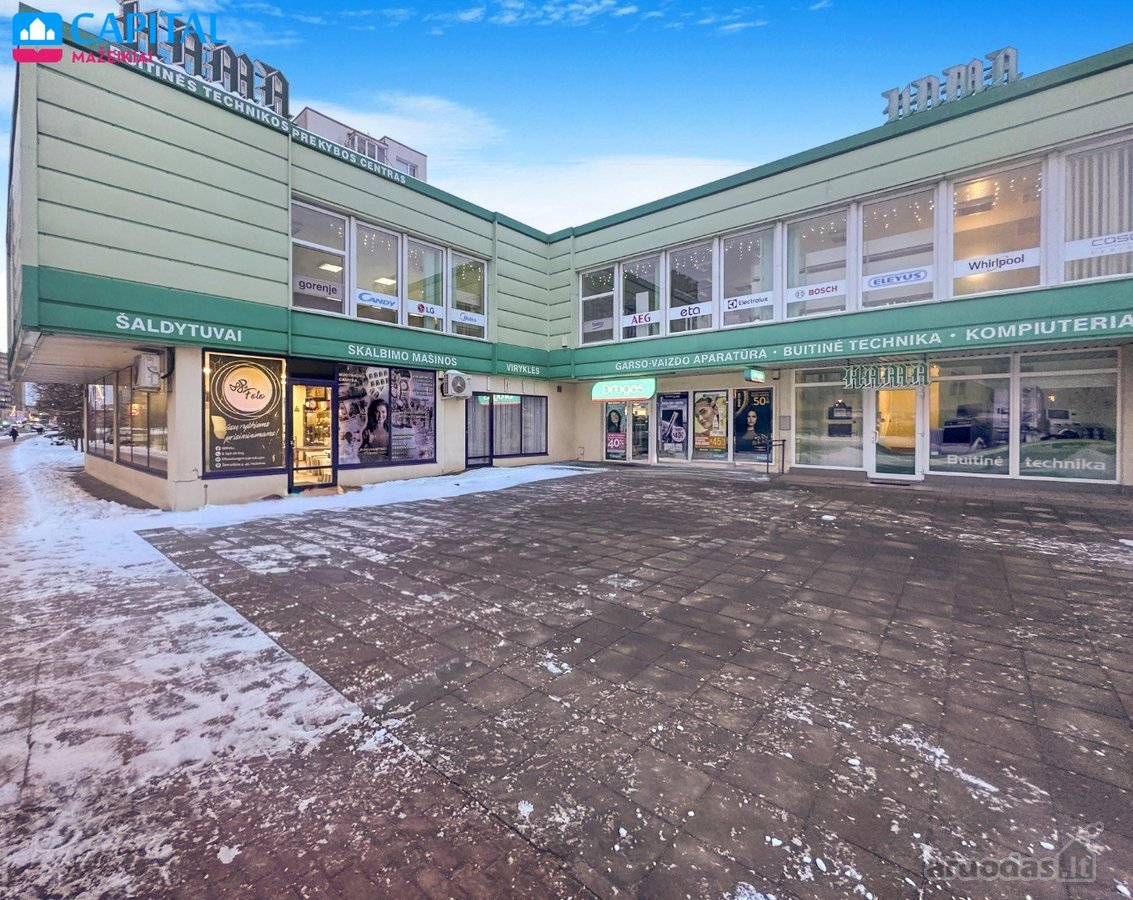 Parduodamos 598 m² Prekybos Patalpos Mažeikių