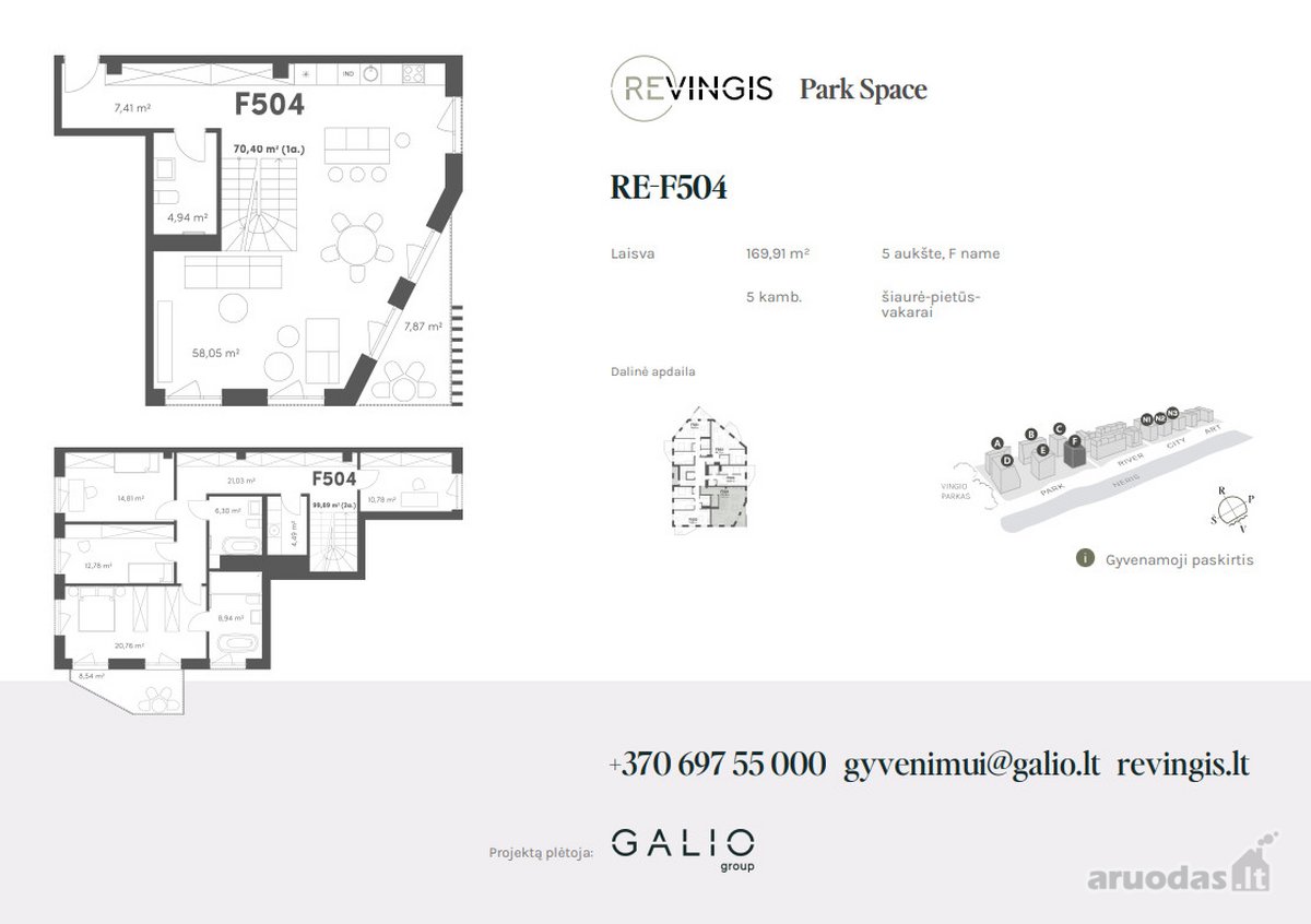 Revingis Premium – išskirtiniai butai Vingio - nuotraukos Nr. 2