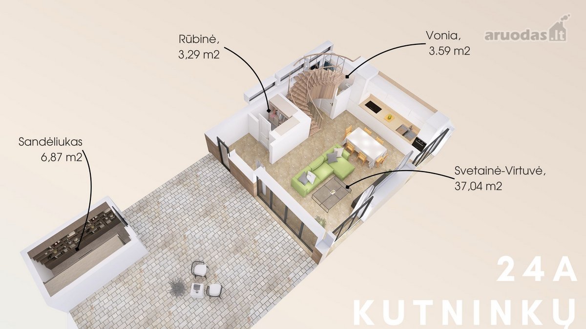 Namas prie kopų ir pušynų, kuriame galima - nuotraukos Nr. 18